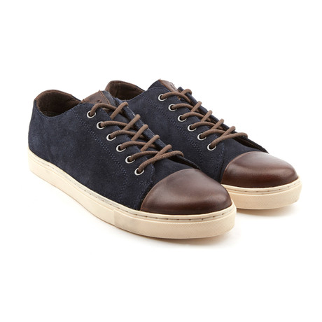 Quinton Cap-Toe Sneaker // Navy (US: 8)