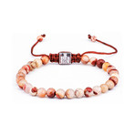 Mentor Beaded Bracelet // Red