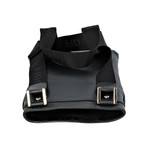 Flat Postino S Shoulder Bag // Black