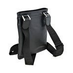 Flat Postino S Shoulder Bag // Black