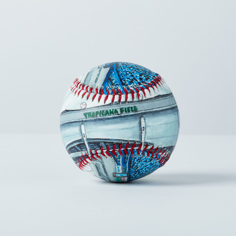 Tropicana Field (Baseball + Display Case + Wooden Stand)