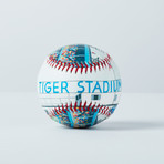 Tiger Stadium (Baseball + Display Case + Wooden Stand)