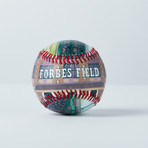 Forbes Field (Baseball + Display Case + Wooden Stand)