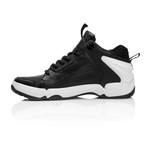 Nitti High-Top Sneaker // Black + White (US: 10)