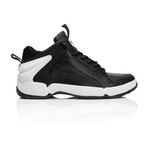 Nitti High-Top Sneaker // Black + White (US: 10)