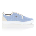 Lacava Q Low-Top Sneaker // Blue + Chambray (US: 11)