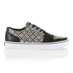 Cesario XVI Low-Top Sneaker // White + Black Woven (US: 10)