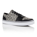 Cesario XVI Low-Top Sneaker // White + Black Woven (US: 10)