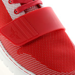 Cesario Woven Low-Top Sneaker // Red + White (US: 9)
