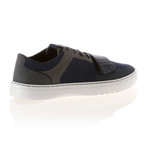 Cesario Woven Low-Top Sneaker // Navy Pewter (US: 10.5)