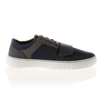 Cesario Woven Low-Top Sneaker // Navy Pewter (US: 10.5)