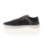 Cesario Woven Low-Top Sneaker // Navy Pewter (US: 10.5)