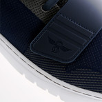 Cesario Woven Low-Top Sneaker // Navy Pewter (US: 10.5)