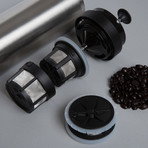 Coffee + Tea Travel Press (Brushed Stainless)