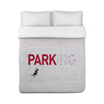 Parking // Lightweight Duvet Cover (King)