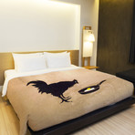 Chicken and Egg // Lightweight Duvet Cover (Full/Queen)