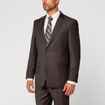 Single Breasted Modern Fit Suit // Charcoal Grey (US: 40S)