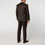 Double Breasted Suit // Black (US: 38R)