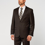 Single Breasted Modern Fit Suit // Black (US: 40S)