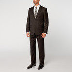 Single Breasted Modern Fit Suit // Black (US: 40S)