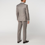 Single Breasted Slim Fit Suit // Light Grey (US: 40S)