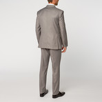 Double Breasted Suit // Light Grey (US: 44R)