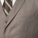 Single Breasted Modern Fit Suit 3-Piece Suit // Light Grey (US: 42R)