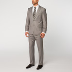 Single Breasted Modern Fit Suit // Light Grey (US: 40S)