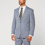 Single Breasted Modern Fit Suit // Blue (US: 38S)