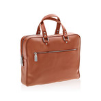 Leather Briefcase (14.5"W x 10.5"H x 2.5'D)