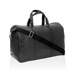 Boston Leather Travel Bag // Black