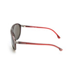 Dawson Sunglasses // Brown + Red