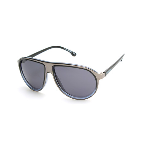 Dawson Sunglasses // Silver + Blue