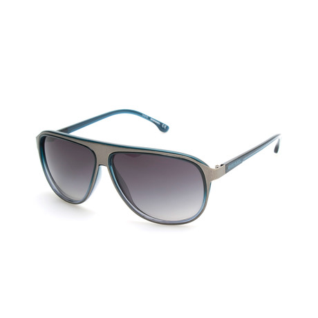 Henry Sunglasses // Teal + Grey