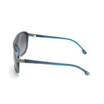 Henry Sunglasses // Teal + Grey