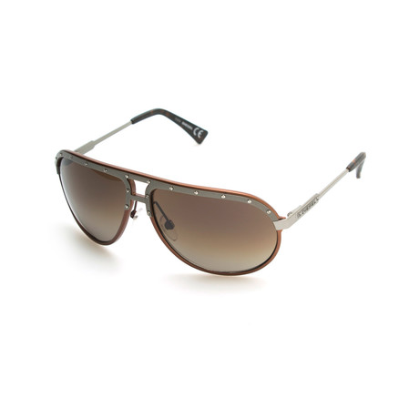 Greg Sunglasses // Bronze + Silver