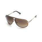 Greg Sunglasses // Bronze + Silver