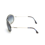 Sam Sunglasses // Silver + Grey + Blue