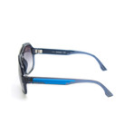 Ben Sunglasses // Blue + Black