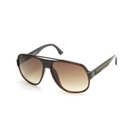 Ben Sunglasses // Dark Brown + Grey