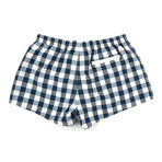 Hampton Plaid Swimmer // Navy (L/34)