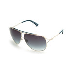 Tommy Sunglasses // Gold + Blue Lens