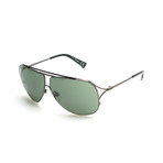 Tommy Sunglasses // Metal + Green Lens