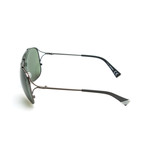 Tommy Sunglasses // Metal + Green Lens