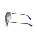 Tommy Sunglasses // Steel + Blue