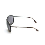 Aiden Sunglasses // Gunmetal + Black