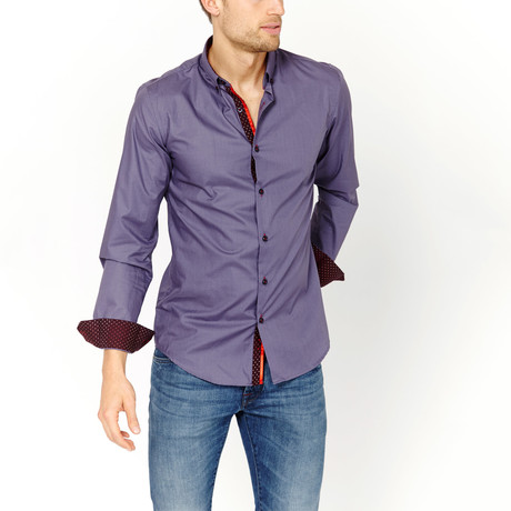 St. Lynn // Carson Button-Up // Granite Gray (XL)