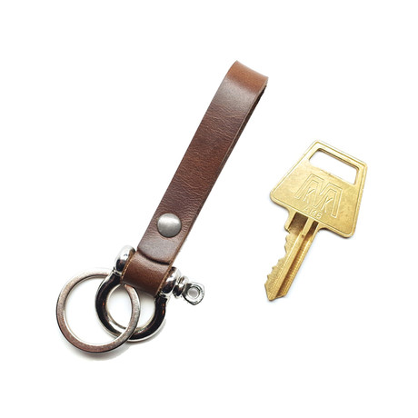 Horween Mini Moto Keychain