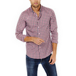 Casual Button-Up // Red + Black Gingham (XL)
