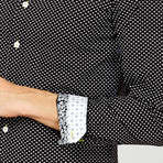 Novato Button-Up // Black + White (2XL)